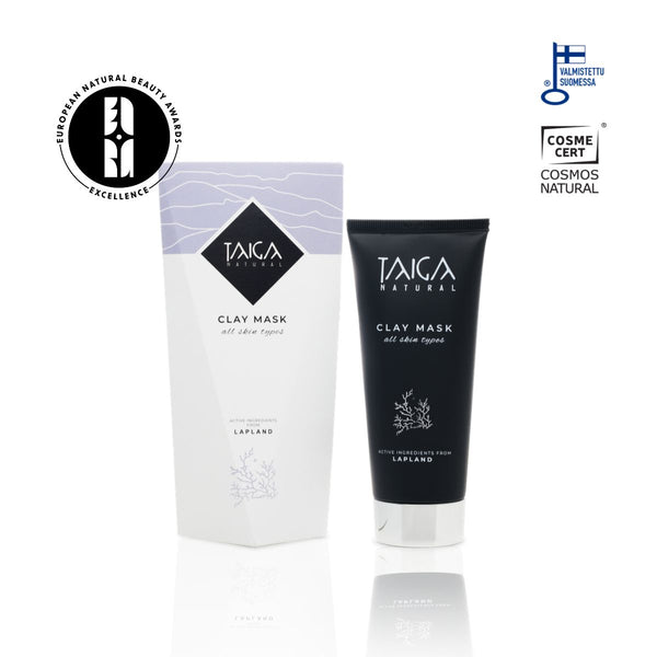 Taiga Clay Mask All Skin Types -syväpuhdistava savinaamio, 75 ml
