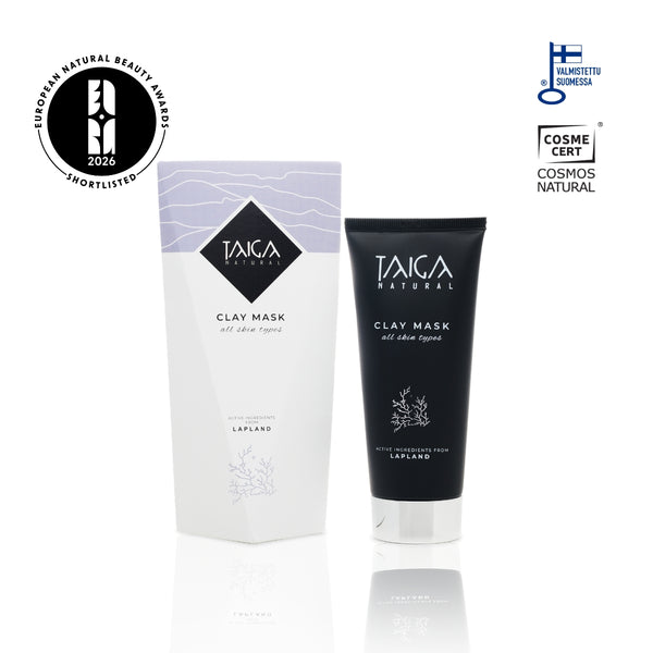 Taiga Clay Mask All Skin Types -syväpuhdistava savinaamio, 75 ml