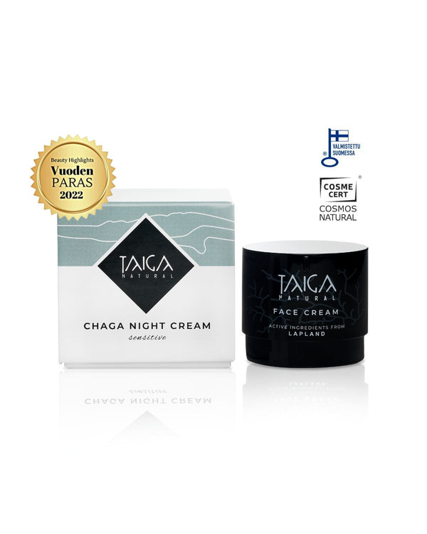 Taiga Chaga Night Cream Sensitive -pakurivoide, 50 ml